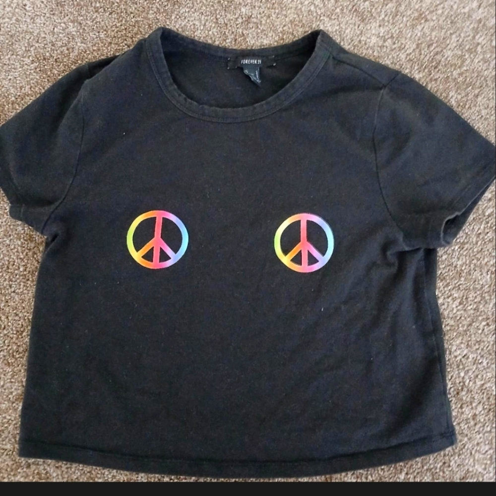 Peace Crop Top